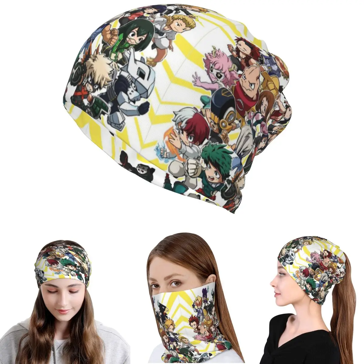 Knit Beanie Hat Warm - My Hero Academia Bandana Neck Cover