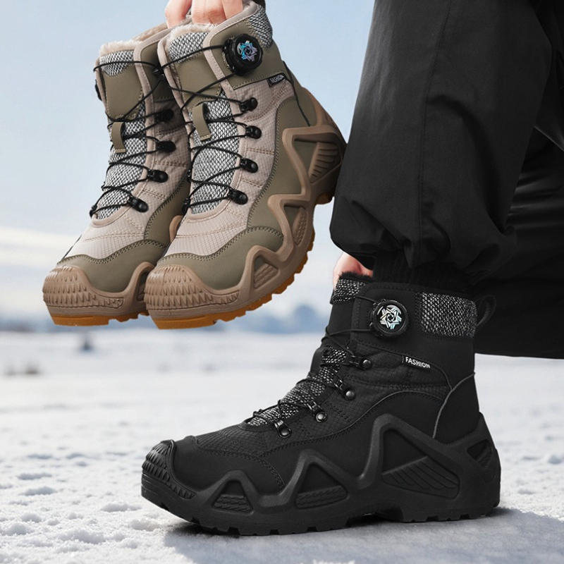 Waterproof Winter Boot - Winter High-top Snow Fleece Warm Rotary