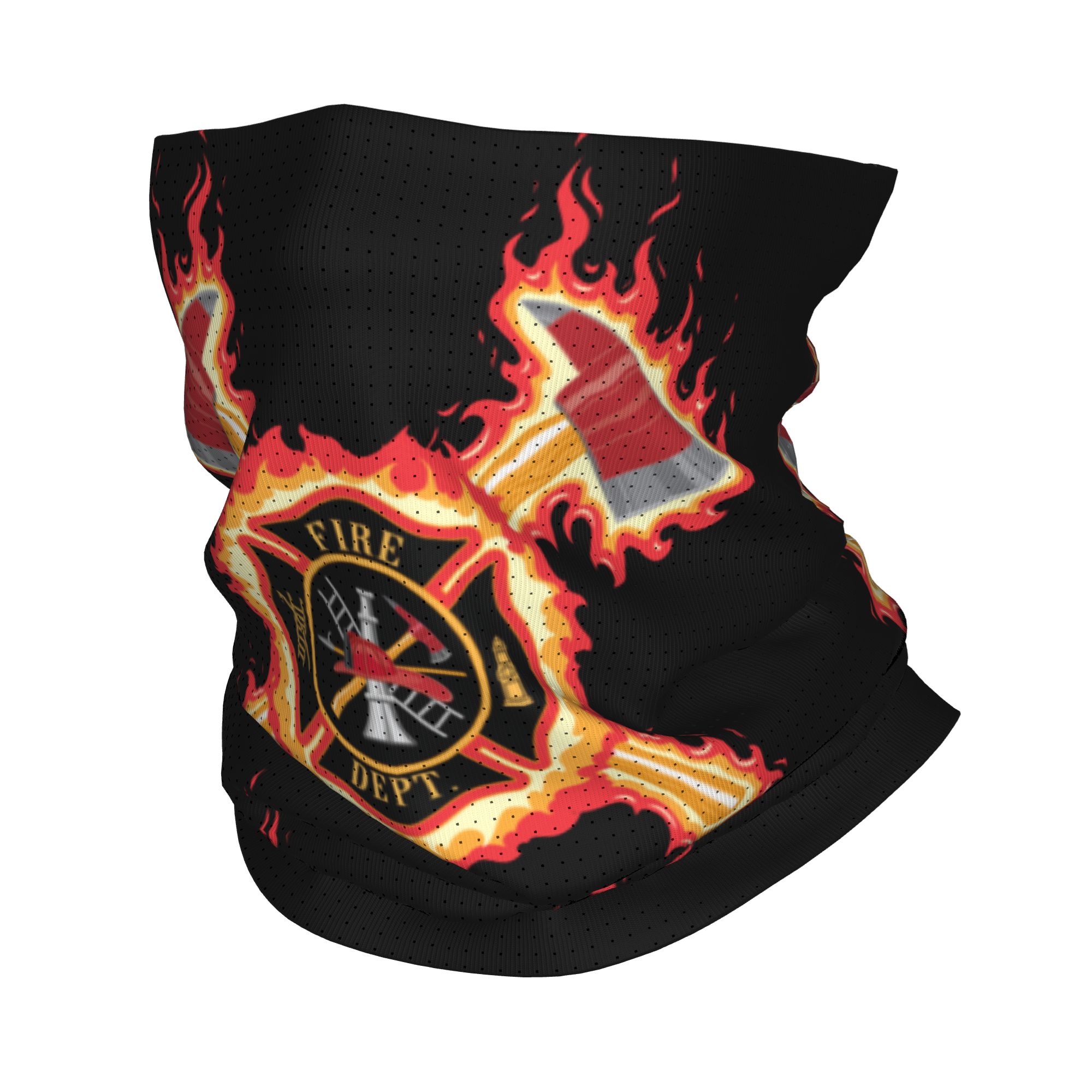 Neck Gaiter Fleece - Custom Firefighter Cross Bandana Neck Warmer