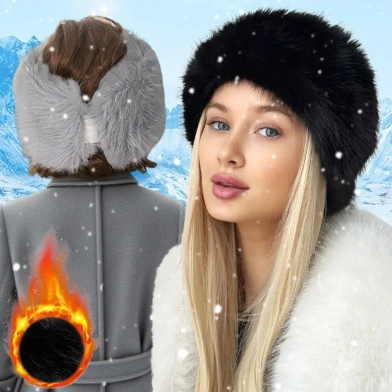 Wide Band Fur Headband Winter  – Fleece Ear Warmer Band Bewertung und Preis