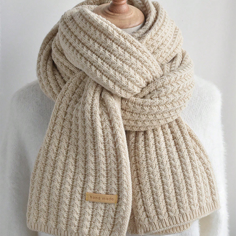 Thick Cable Knit Warm Cashmere – Wool Scarf Men Bewertung und Preis