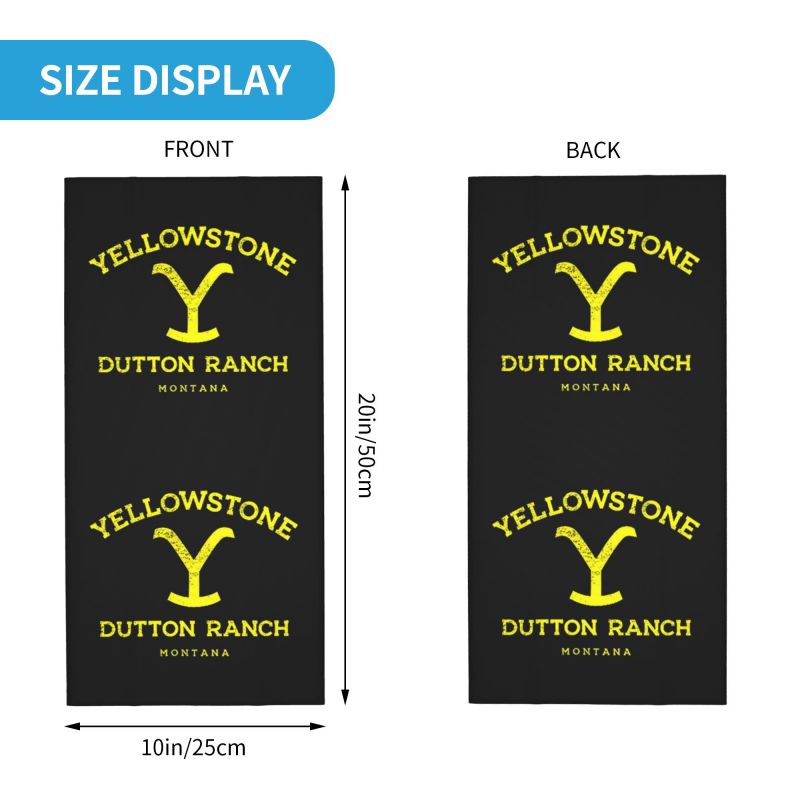 Yellowstone Dutton Ranch Print – Neck Gaiter Fleece Bewertung und Preis