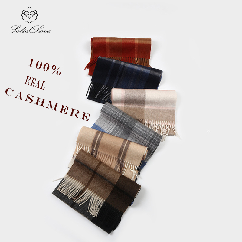 100% Cashmere Scarf   Plaid  W – Wool Scarf Men Bewertung und Preis