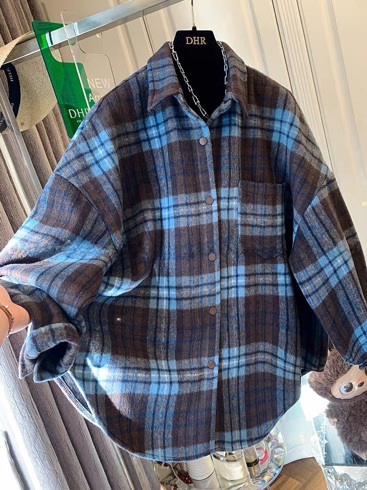 plus Size Women's Plaid Flanne – Flannel Shirt Lined Bewertung und Preis