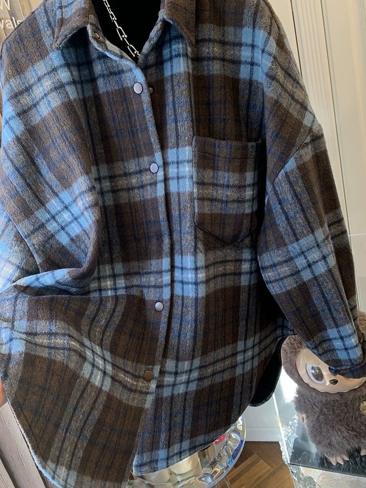 plus Size Women's Plaid Flanne – Flannel Shirt Lined Bewertung und Preis