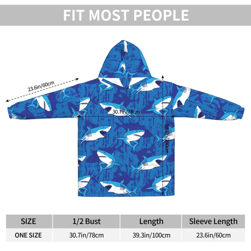 Wearable Blanket Hoodie Cartoo – Sherpa Hoodie Fleece Bewertung und Preis