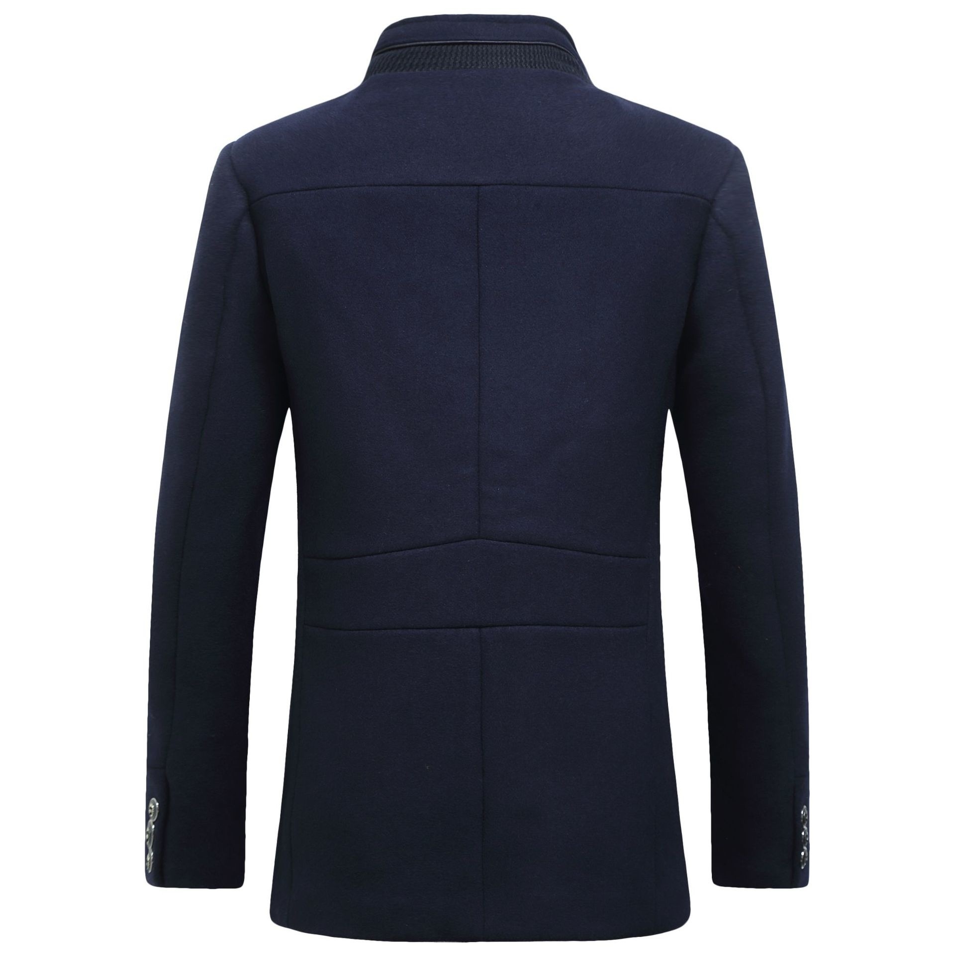 Fashion Men's Wool jacket Clas – Wool Coat Peacoat Bewertung und Preis
