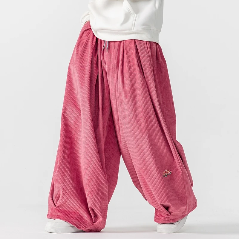 Men Corduroy Wide Leg Pants Me – Corduroy Pant Warm Bewertung und Preis