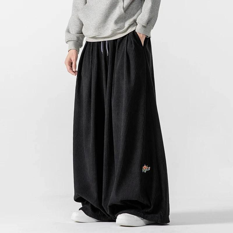 Men Corduroy Wide Leg Pants Me – Corduroy Pant Warm Bewertung und Preis