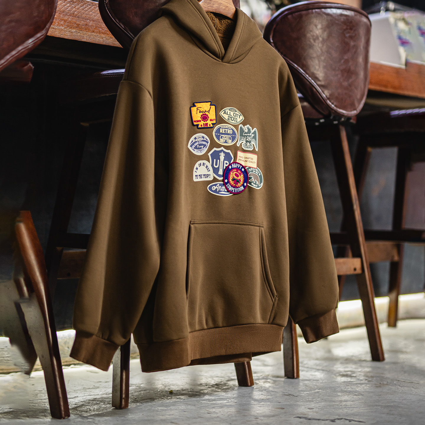 Maden Vintage Men's Embroidere – Sherpa Hoodie Fleece Bewertung und Preis