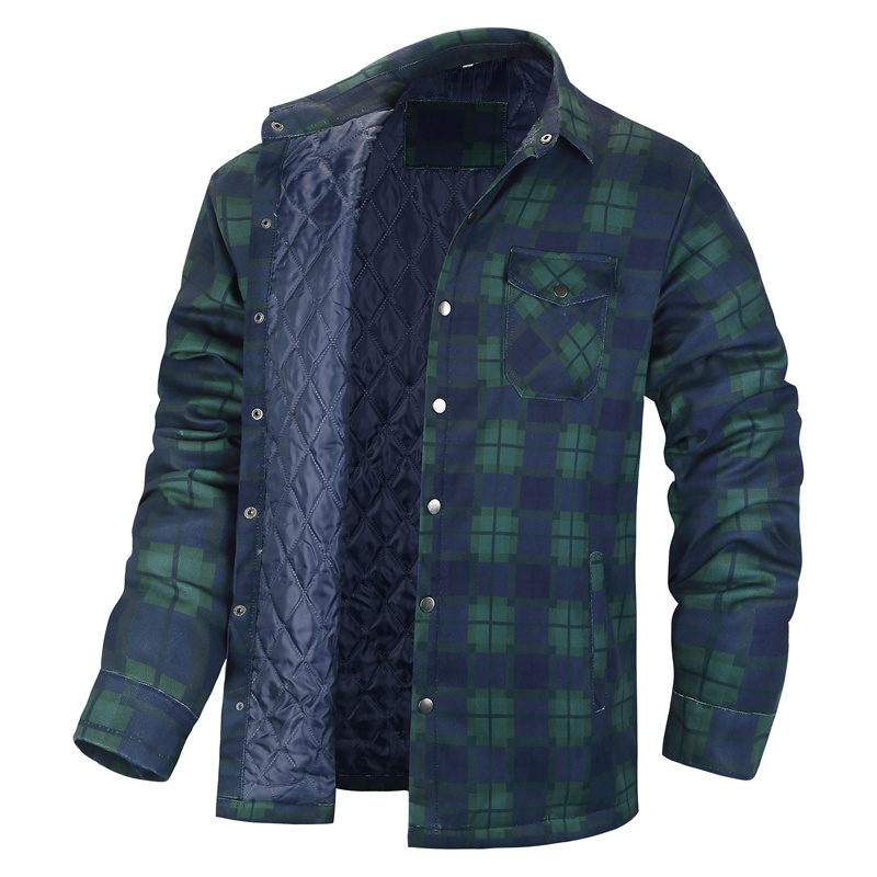 Winter Plaid Shirts For Mens T – Flannel Shirt Lined Bewertung und Preis