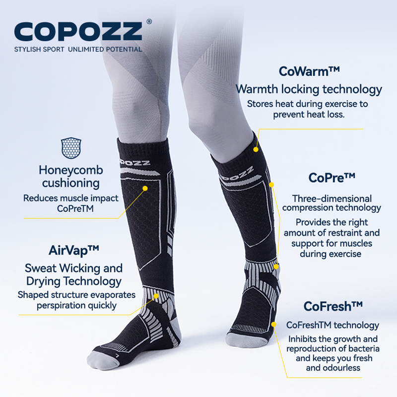 COPOZZ New Winter Ski Socks Me – Thermal Sock Wool Bewertung und Preis