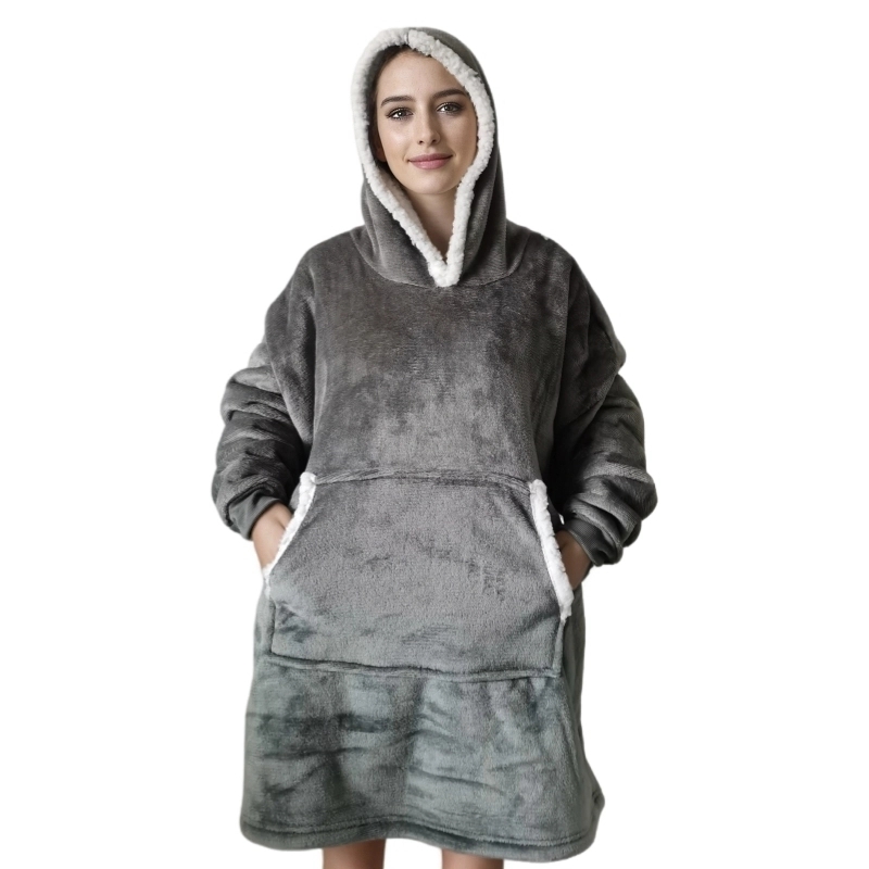 Wearable Adult Super Soft Flan – Sherpa Hoodie Fleece Bewertung und Preis