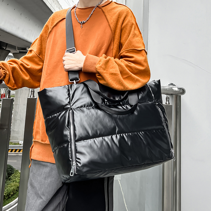 Women Y2k Silver Shoulder Bag  – Down Jacket Packable Bewertung und Preis