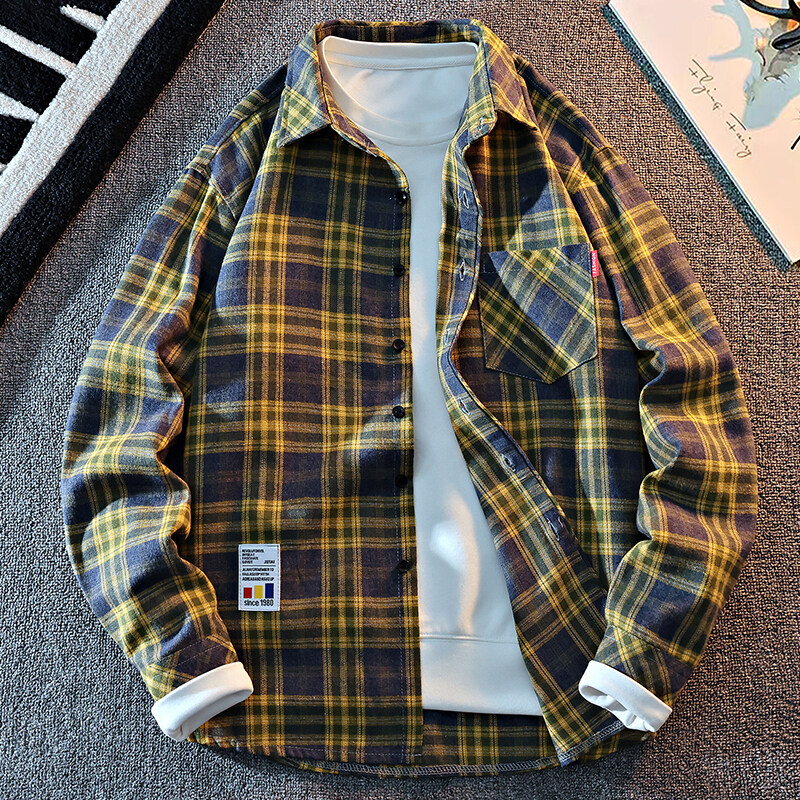 2025 New Arrival Mens Plaid Sh – Flannel Shirt Lined Bewertung und Preis