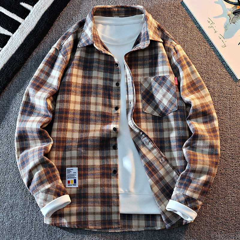 2025 New Arrival Mens Plaid Sh – Flannel Shirt Lined Bewertung und Preis