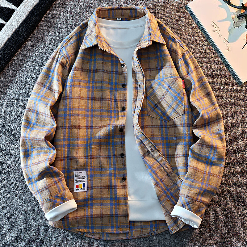 2025 New Arrival Mens Plaid Sh – Flannel Shirt Lined Bewertung und Preis
