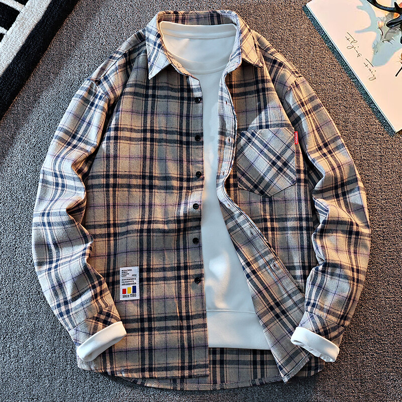 2025 New Arrival Mens Plaid Sh – Flannel Shirt Lined Bewertung und Preis