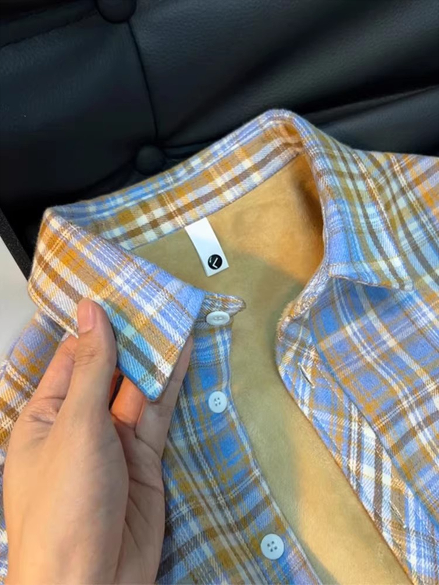 Men's Vintage Plaid Flannel Sh – Flannel Shirt Lined Bewertung und Preis