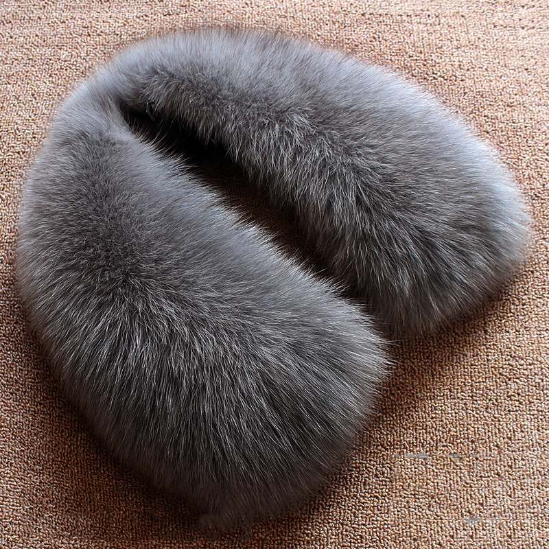 Real wool collar whole fur fox – Wool Scarf Men Bewertung und Preis