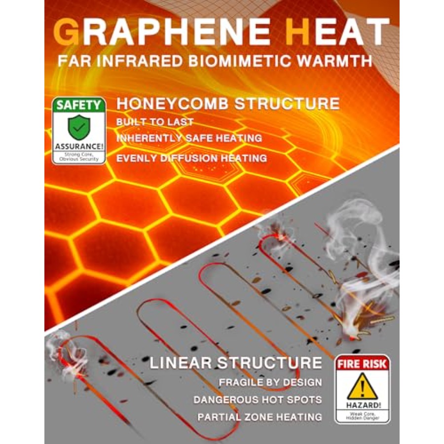 Wulcea Graphene Heated Vest Fo – Heated Vest Battery Bewertung und Preis
