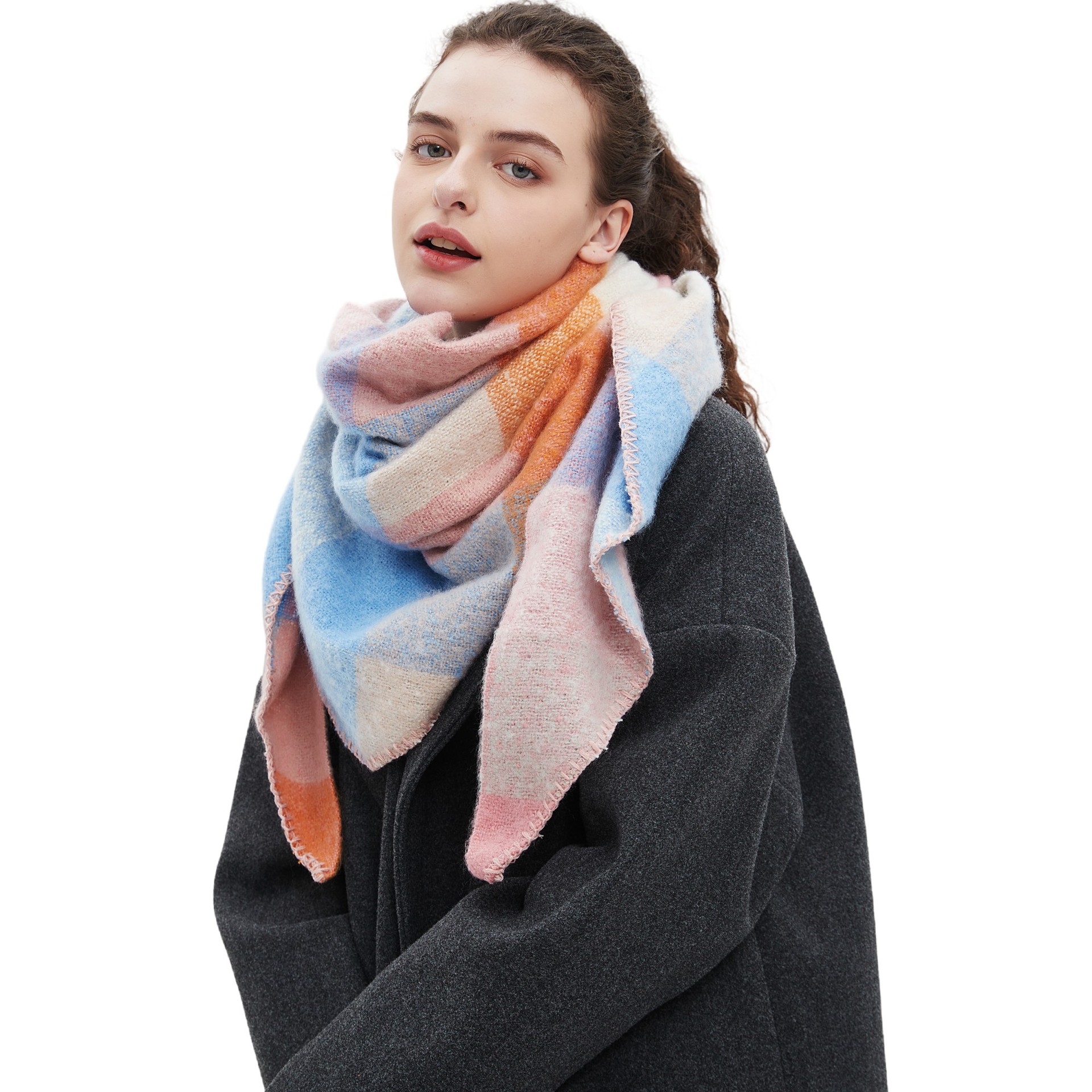 Women's Plaid Scarf Shawl  Sho – Shawl Wrap Winter Bewertung und Preis