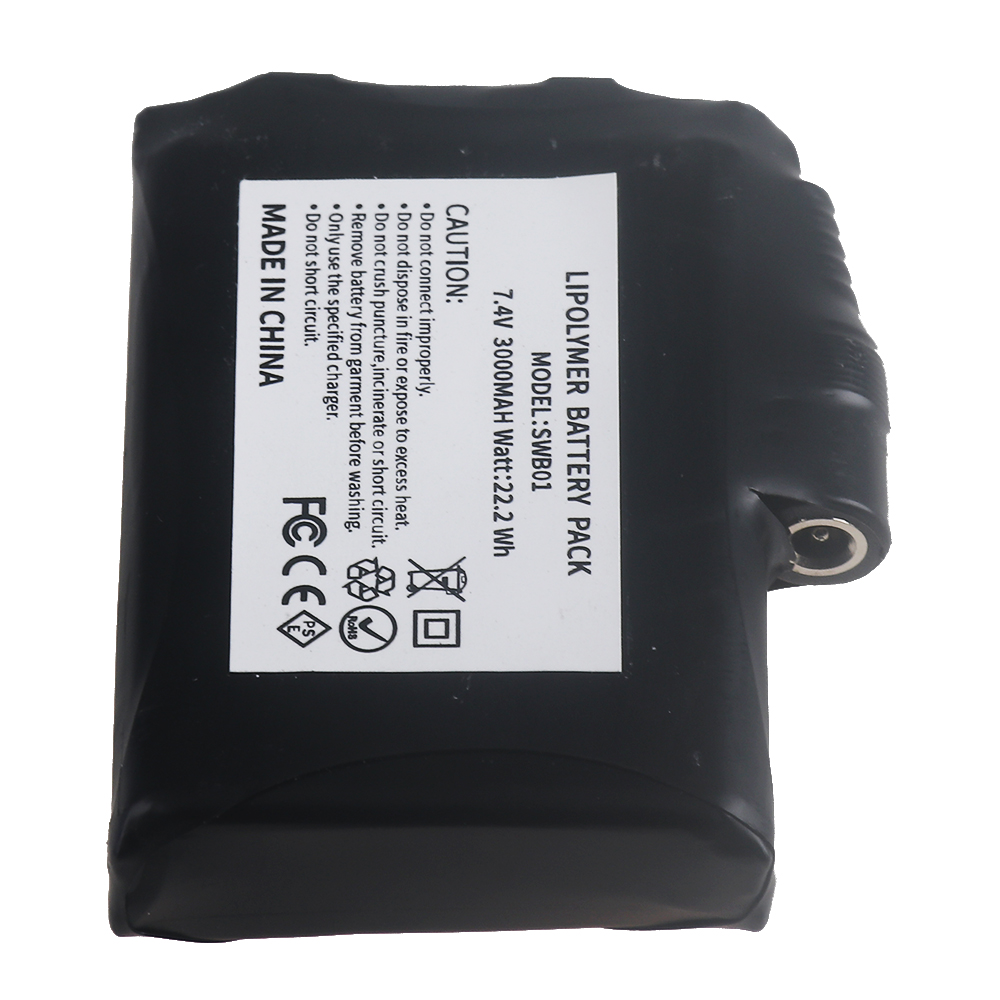 7.4V Li-Polymer 3000mah Batter – Heated Vest Battery Bewertung und Preis