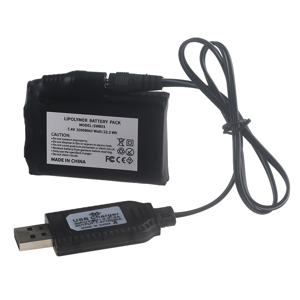 7.4V Li-Polymer 3000mah Batter – Heated Vest Battery Bewertung und Preis