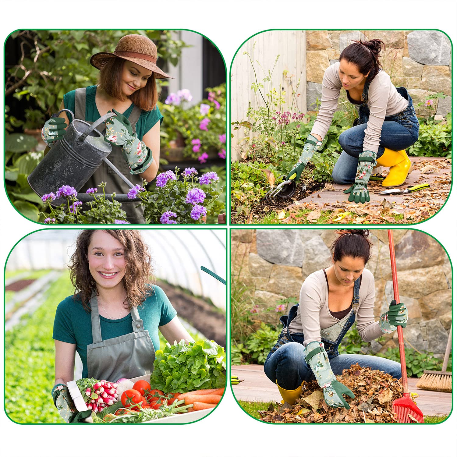 Women's Long Gardening Gloves, – Touch Screen Gloves Bewertung und Preis