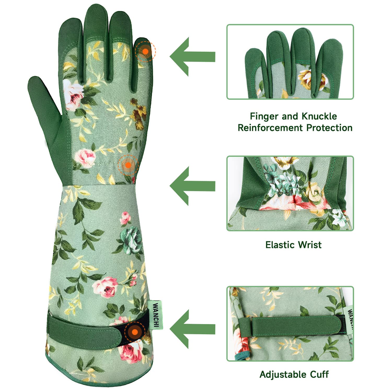 Women's Long Gardening Gloves, – Touch Screen Gloves Bewertung und Preis