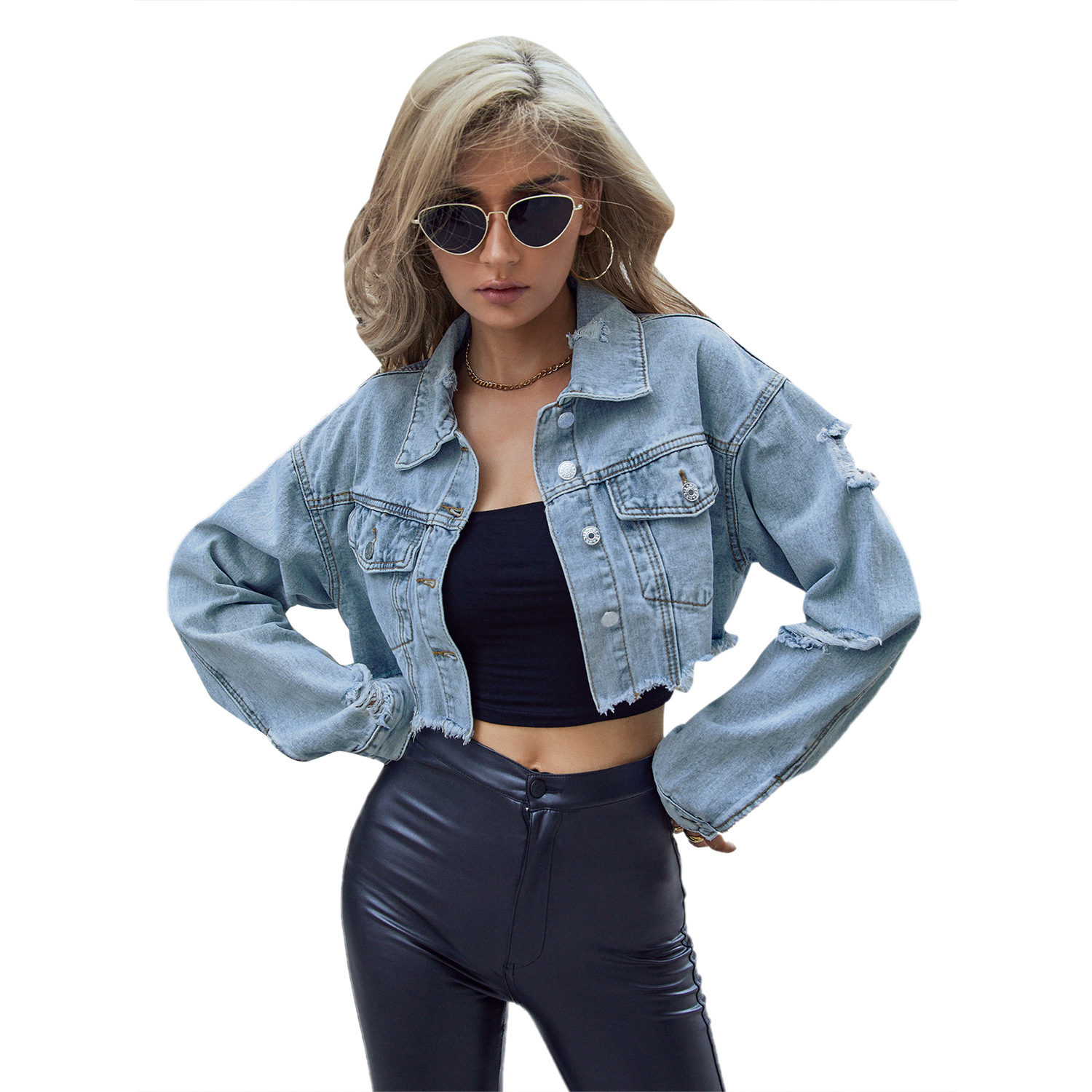 Women Denim Coats Solid Short  – Down Jacket Packable Bewertung und Preis