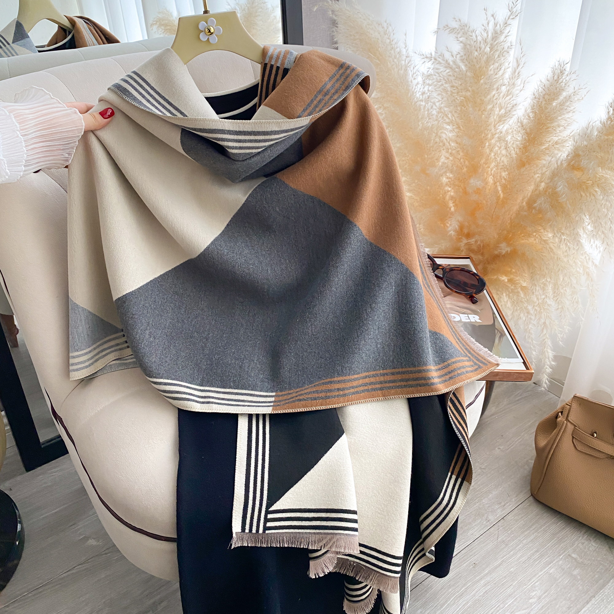 2025 Luxury Winter Cashmere Sc – Cashmere Pashmina Wrap Bewertung und Preis