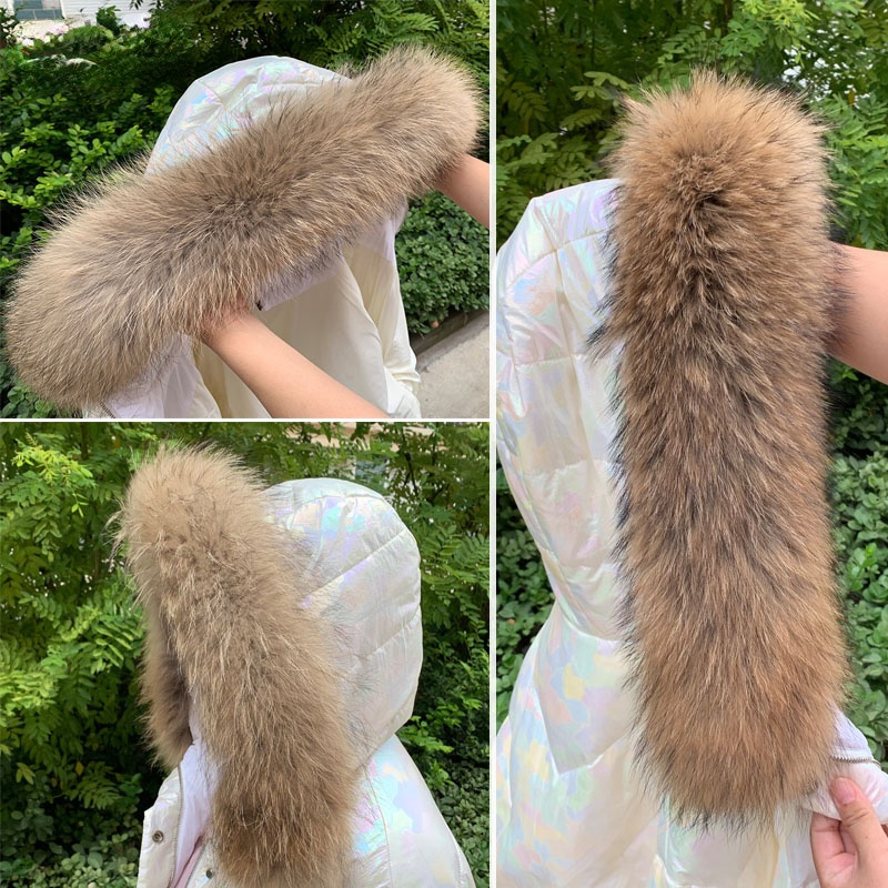 Real Fur Collar for Coat Parka – Shawl Wrap Winter Bewertung und Preis