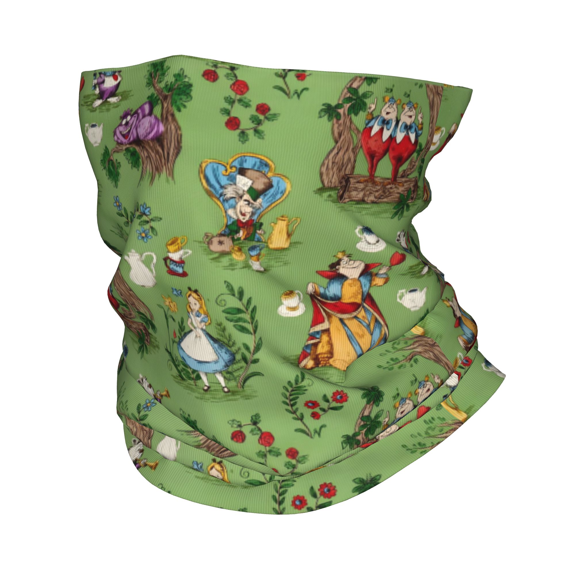 Custom A-Alice in W-Wonderland – Neck Gaiter Fleece Bewertung und Preis