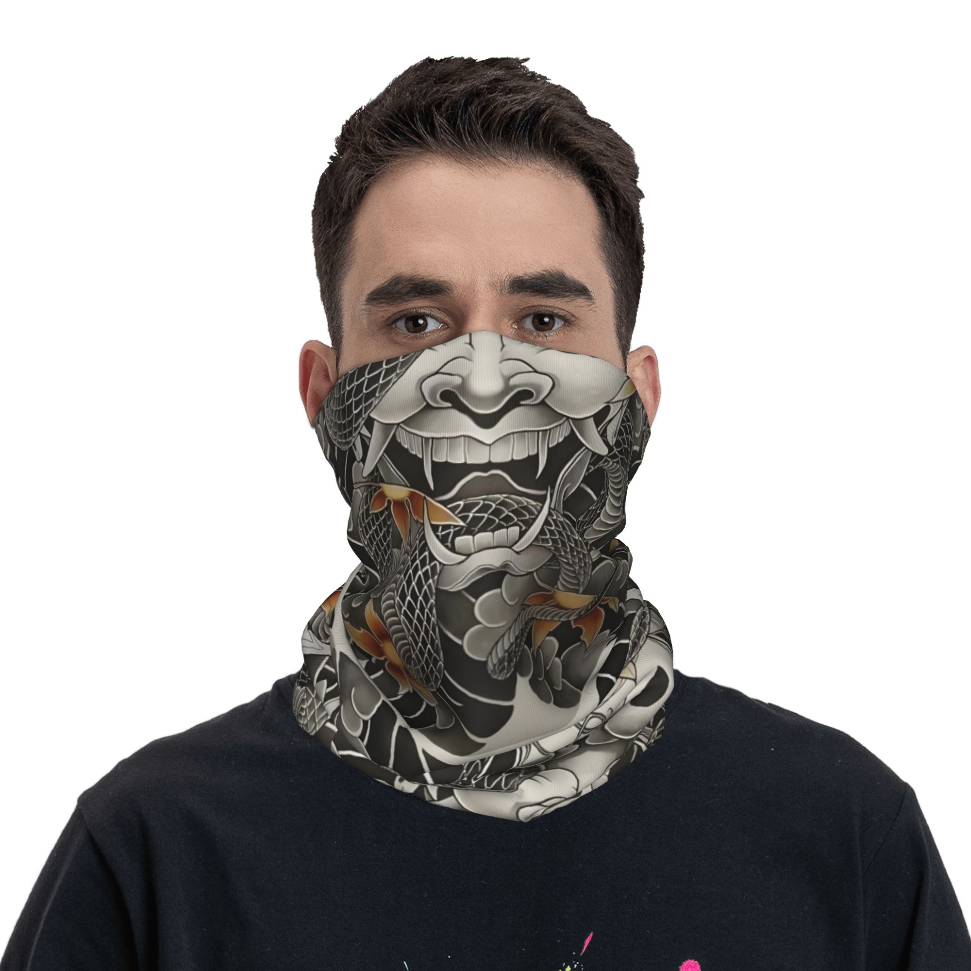 Custom Samurai Oni Demon Banda – Neck Gaiter Fleece Bewertung und Preis
