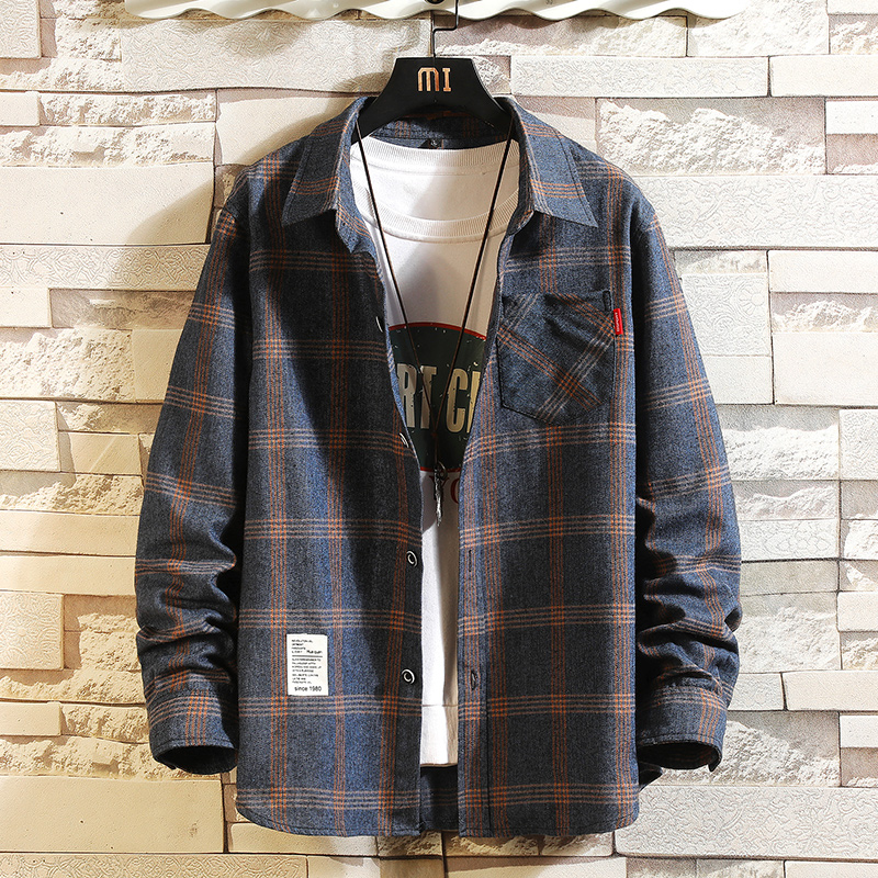 2025 Summer Men's Plaid Shirt  – Flannel Shirt Lined Bewertung und Preis