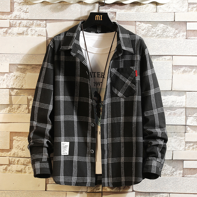 2025 Summer Men's Plaid Shirt  – Flannel Shirt Lined Bewertung und Preis