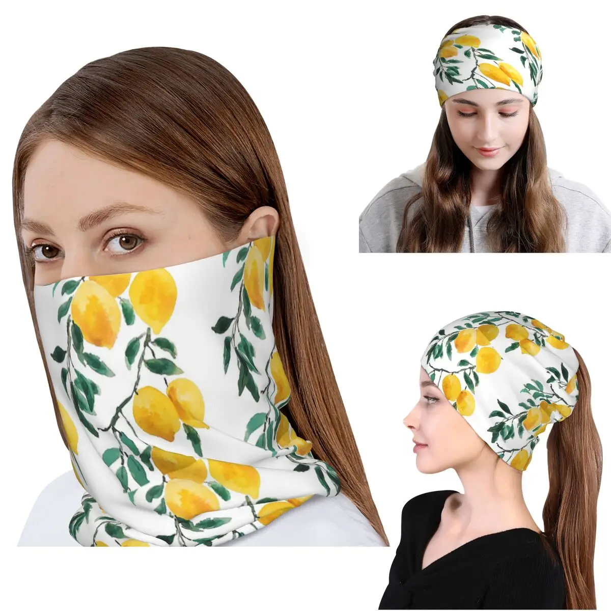 Hand Painted Yellow Lemon Wate – Knit Beanie Hat Warm Bewertung und Preis
