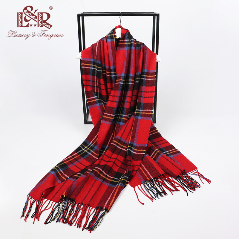 2022 winter men plaid scarf ca – Wool Scarf Men Bewertung und Preis
