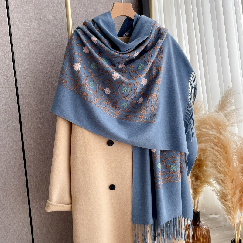 2025 New Embroidery Cashmere S – Cashmere Pashmina Wrap Bewertung und Preis