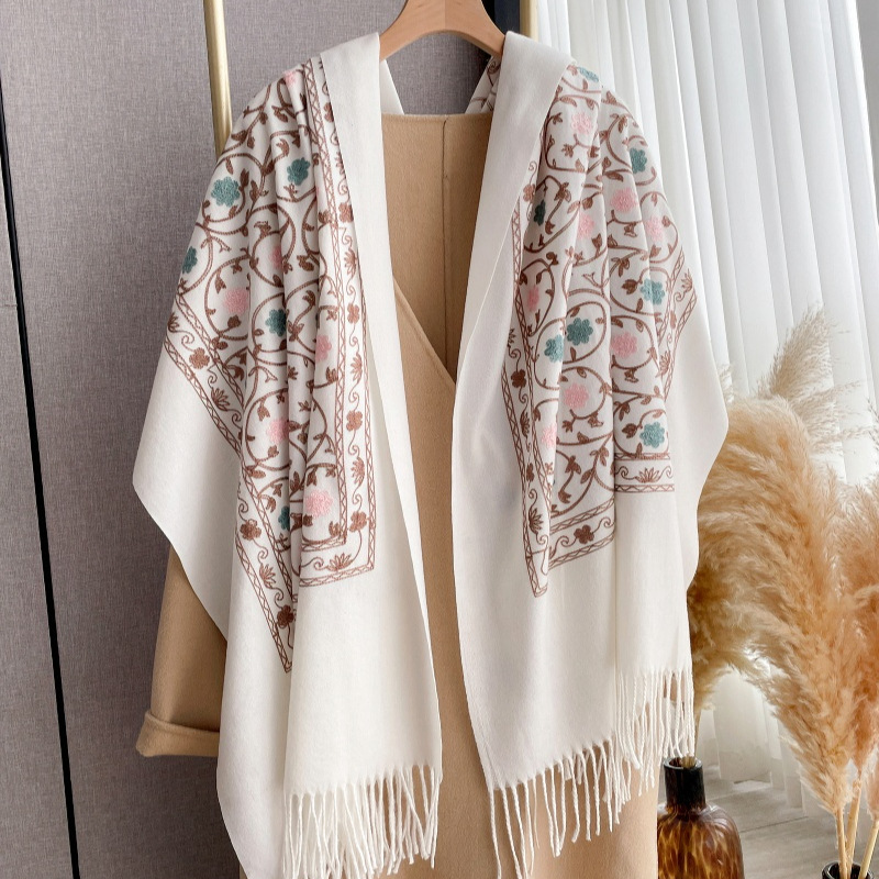 2025 New Embroidery Cashmere S – Cashmere Pashmina Wrap Bewertung und Preis