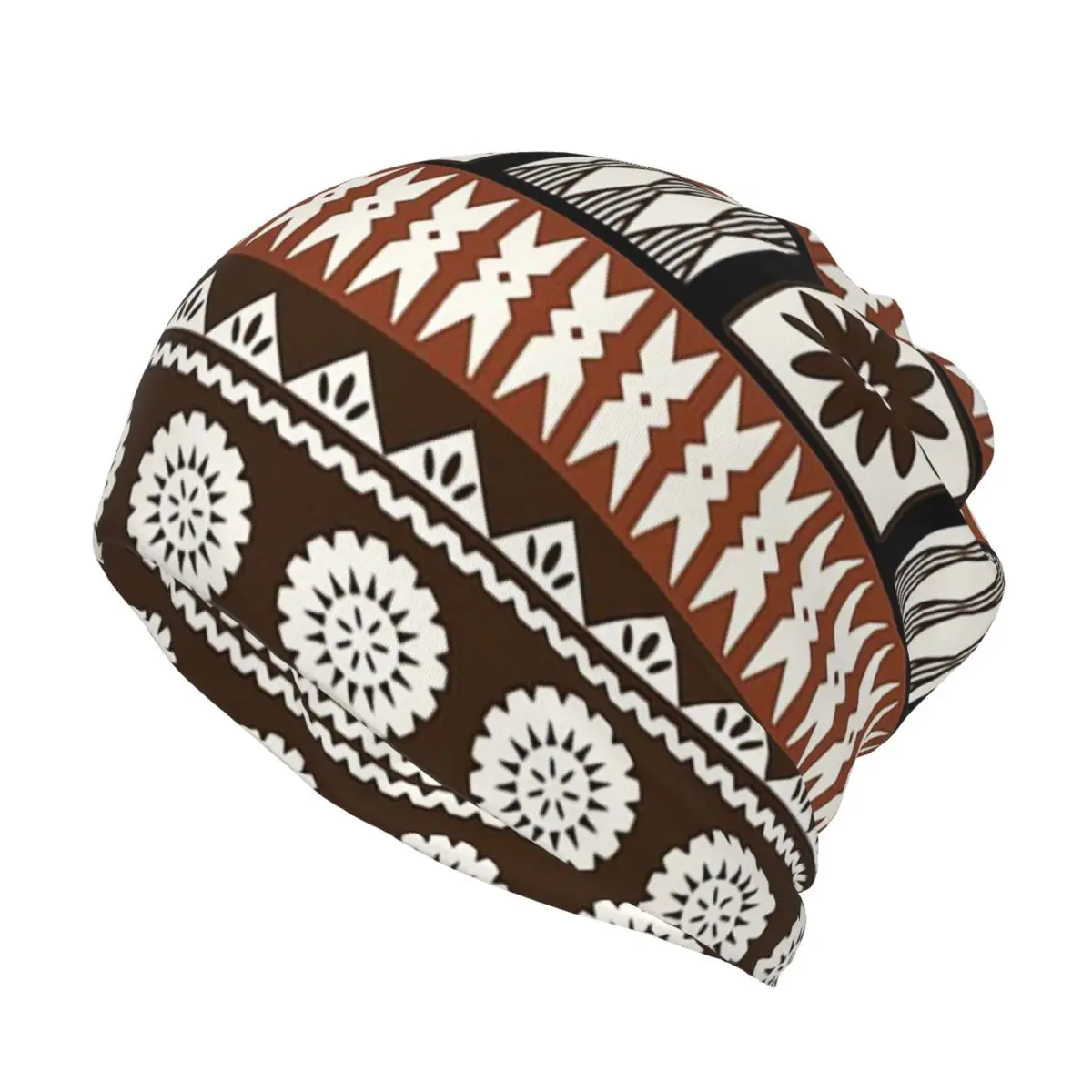 Fijian Masi - Tapa Bandana Nec – Knit Beanie Hat Warm Bewertung und Preis