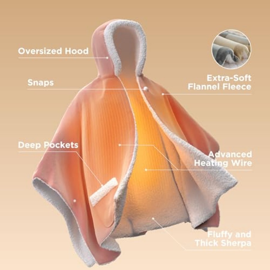 Heated Blanket Wearable Shawl  – Shawl Wrap Winter Bewertung und Preis
