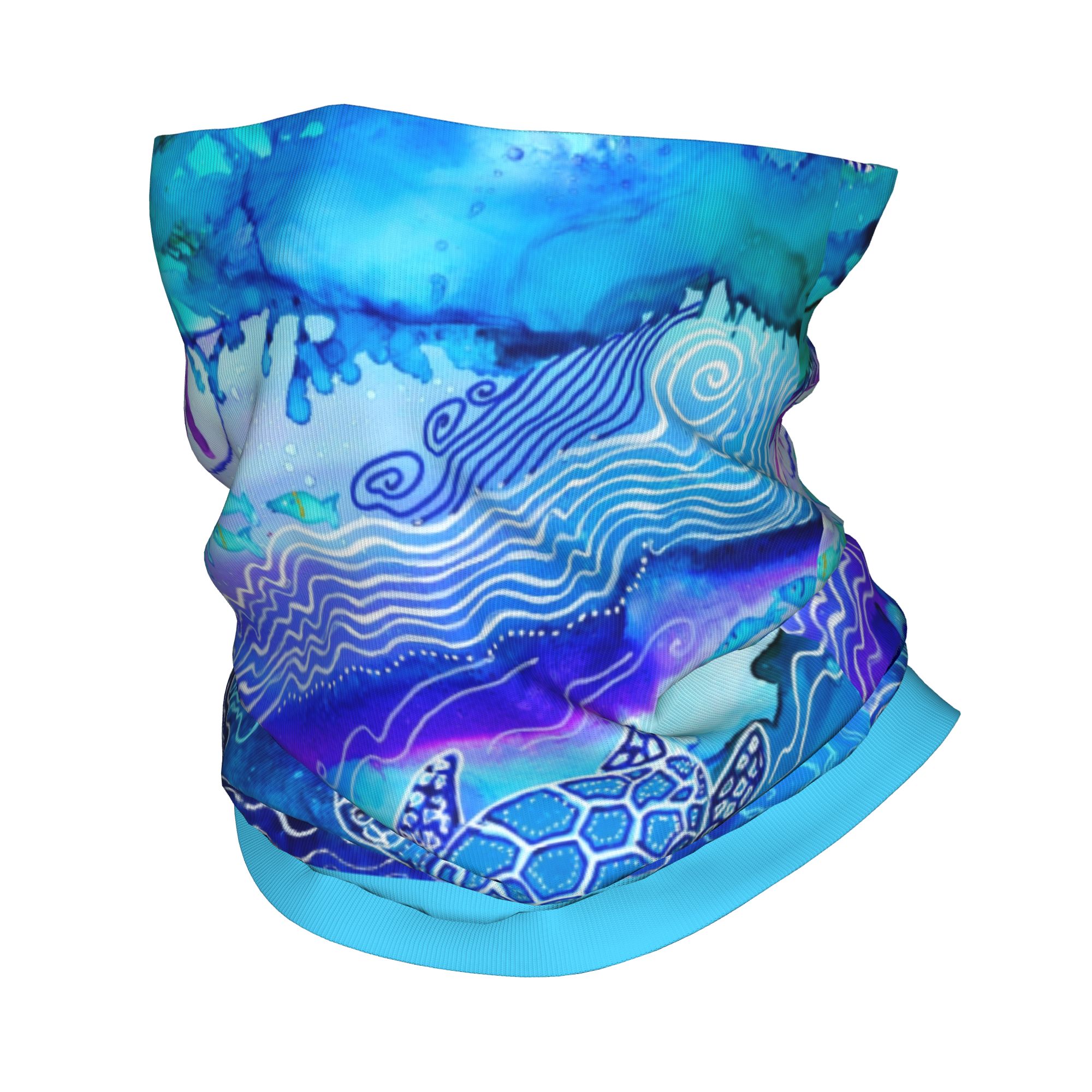 Custom Ocean Turtle Dive Winte – Neck Gaiter Fleece Bewertung und Preis