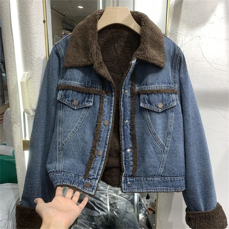 Thickened Denim Winter Coat Co – Down Jacket Packable Bewertung und Preis