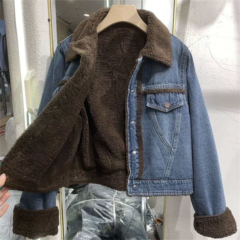 Thickened Denim Winter Coat Co – Down Jacket Packable Bewertung und Preis