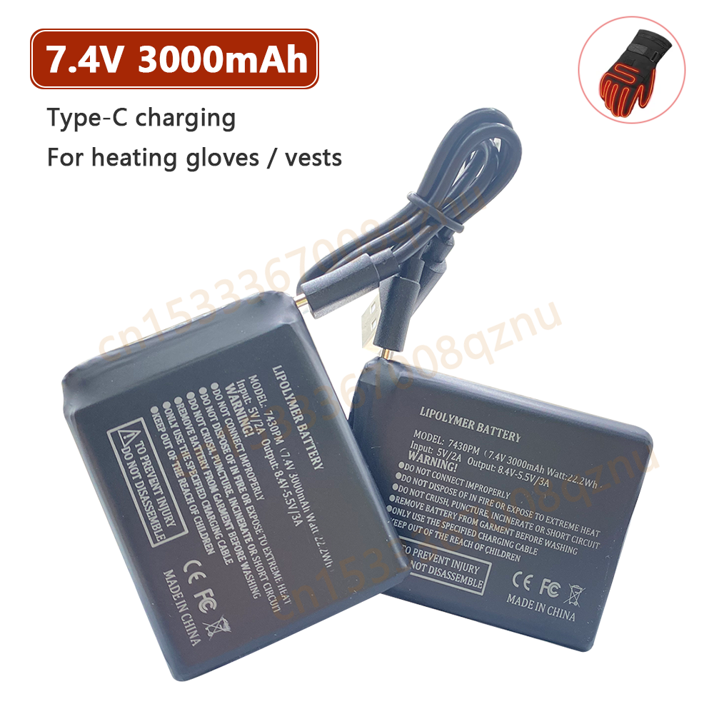 7.4V 3000mah Heated Gloves Bat – Heated Vest Battery Bewertung und Preis