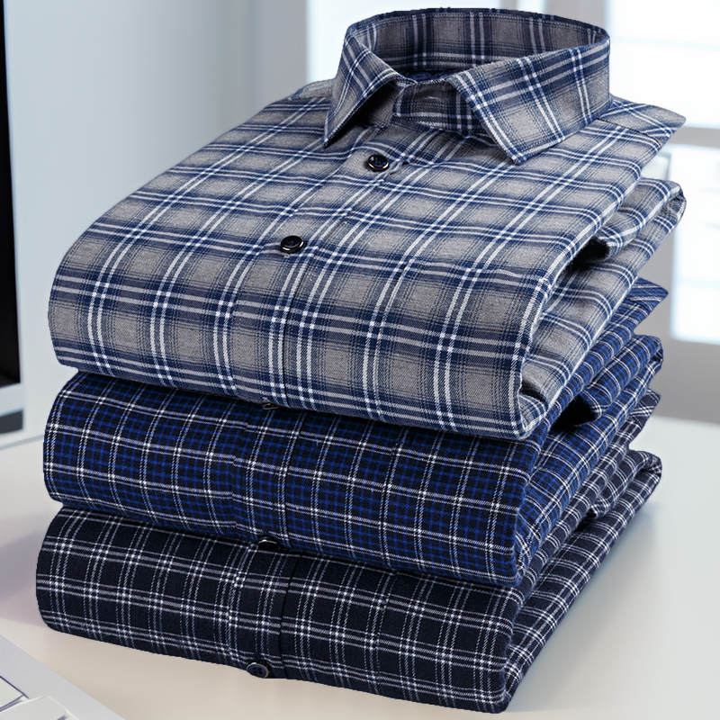 Men's Winter Flannel Shirt, Lo – Flannel Shirt Lined Bewertung und Preis