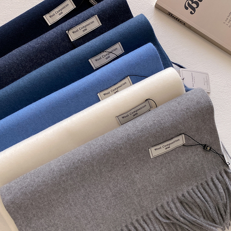 2024 Winter Wool Scarf For Wom – Cashmere Pashmina Wrap Bewertung und Preis