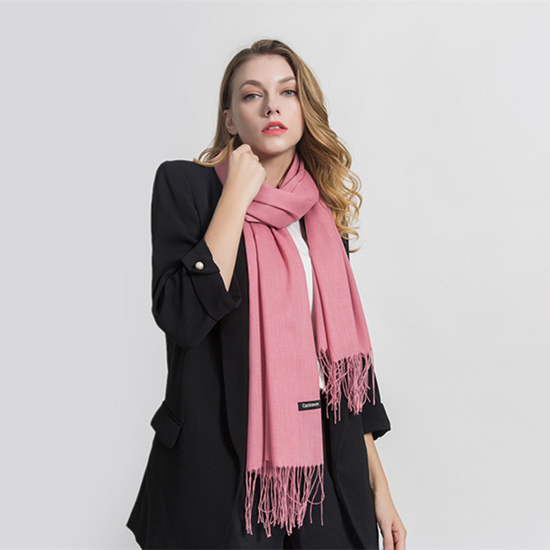 Fashion Solid Scarf Women Cash – Shawl Wrap Winter Bewertung und Preis